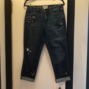 Kate Spade Broome Street bedazzled jeans